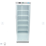  Καταψύκτης - 400L - ανοξείδωτος χάλυβας - με γυάλινη πόρτα